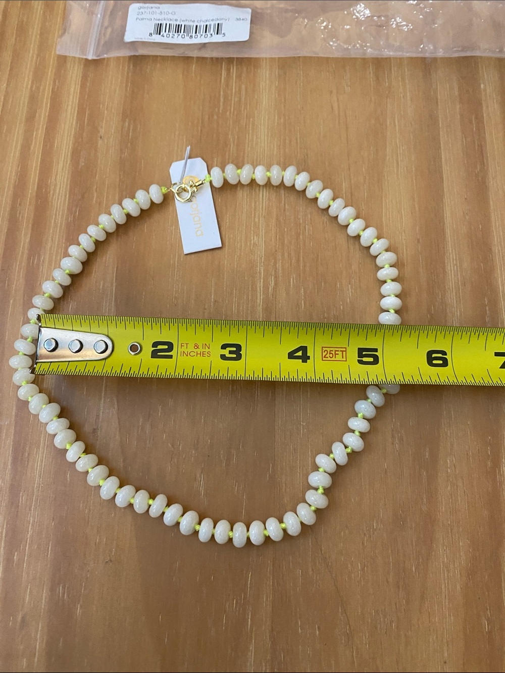 gorjana Palma Necklace White Chalcedony 3840 NWT! - Picture 7 of 9